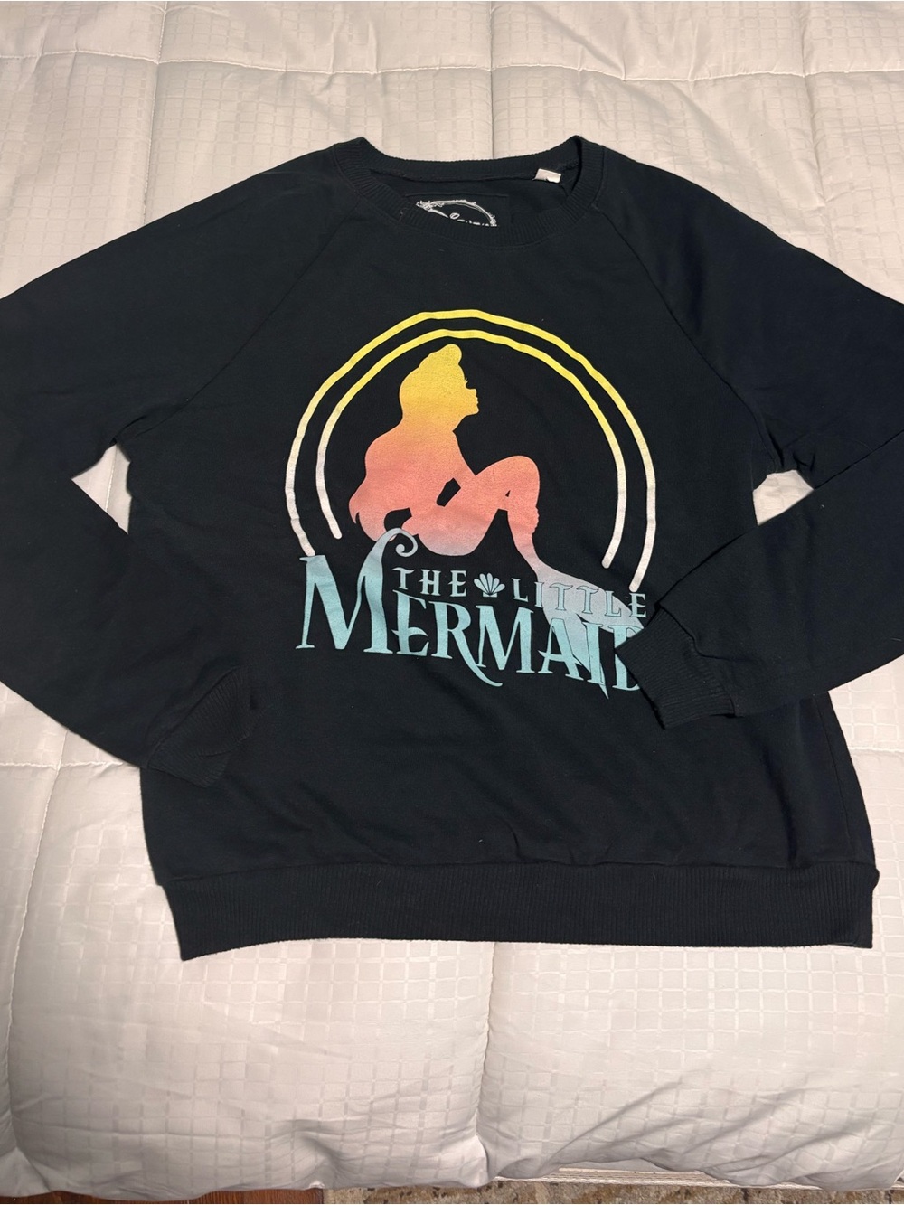 Disney Black Crewneck Sweatshirt - The Little Mermaid